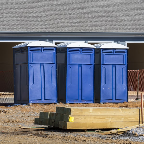 are there any restrictions on where i can place the portable restrooms during my rental period in Clifford PA